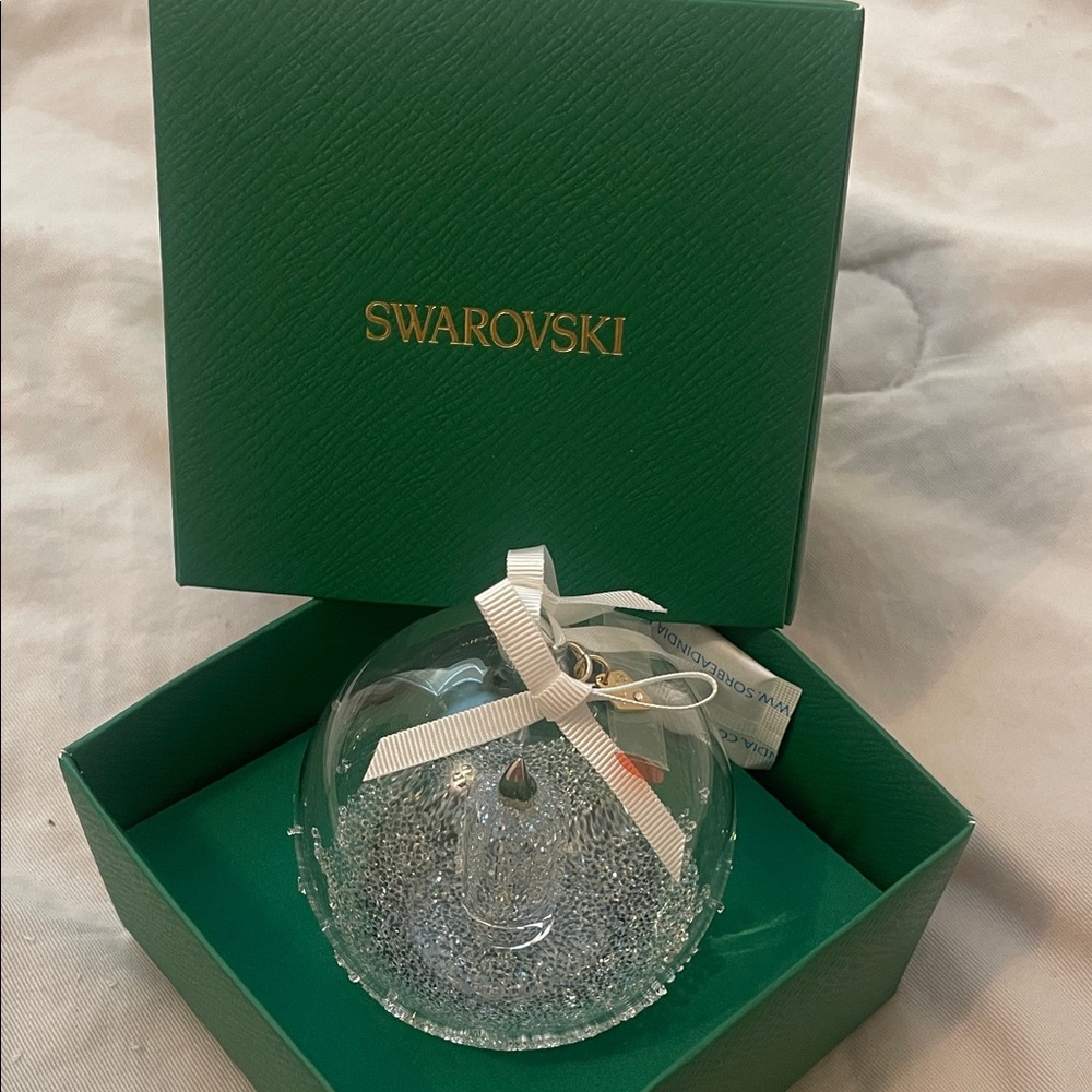 2023 Swarovski Annual Edition Candle Crystal Ornament New In Box